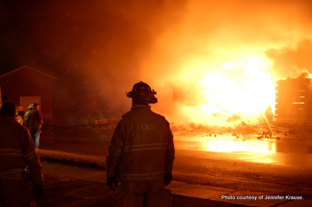 Massive Fire Devours Lee Lumber Yard Iberkshires Com The